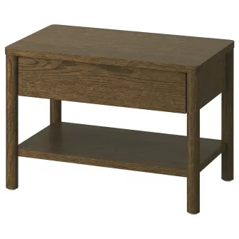 IKEA TONSTAD Masuta cafea, maro furnir stejar vopsit, 64x40 cm