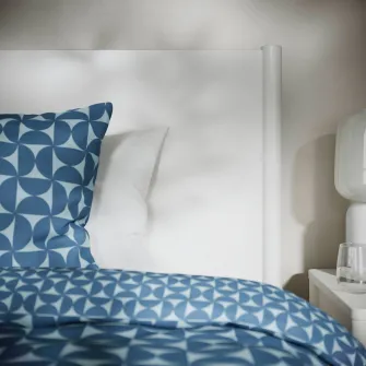 IKEA TONSTAD Mobilier dormitor, set 3 piese, alb murdar, 140x200 cm