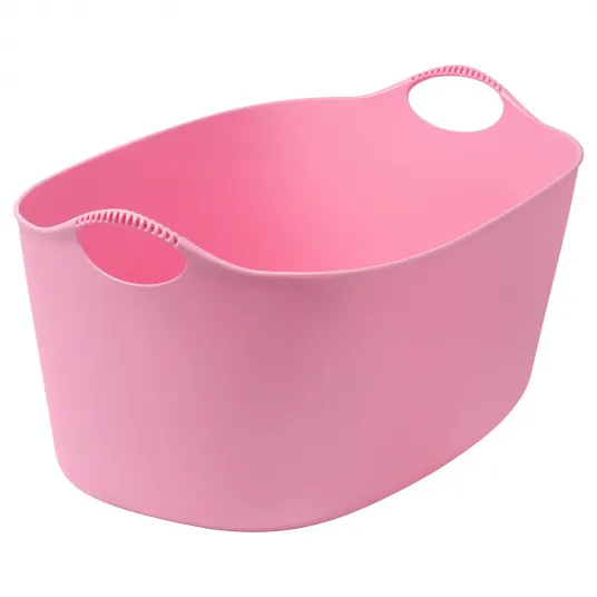 IKEA TORKIS Cos rufe flexibil interior/exterior, roz, 35 l