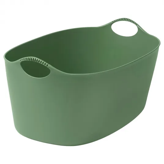 IKEA TORKIS Cos rufe flexibil interior/exterior, verde, 35 l