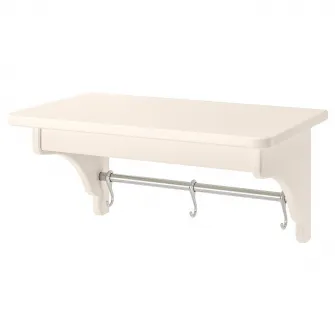 IKEA TORNVIKEN Etajera, alb murdar, 50 cm