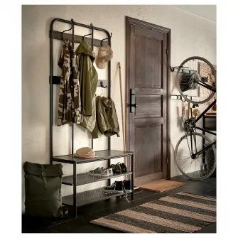 IKEA TRAMPA Covor de intrare, natur, 60x90 cm
