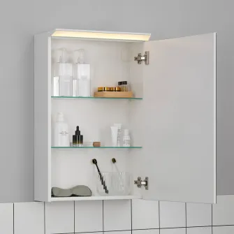 IKEA TREASJÖN Dulap baie cu oglinda, 50x17x75 cm