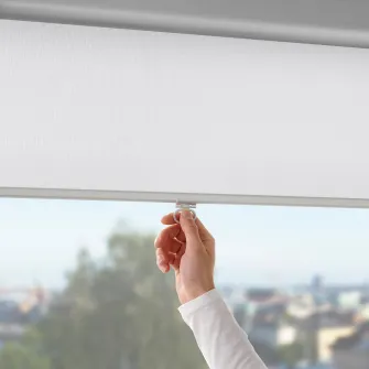 IKEA TRETUR Stor opac, alb, 80x195 cm