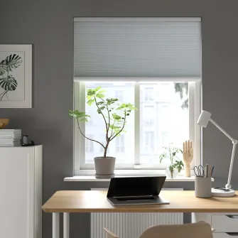 IKEA TRIPPEVALS Stor opac, alb, 100x195 cm