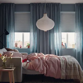 IKEA TRIPPEVALS Stor opac, alb, 80x195 cm