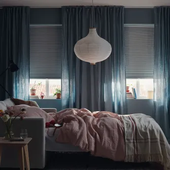 IKEA TRIPPEVALS Stor opac, alb, 80x195 cm