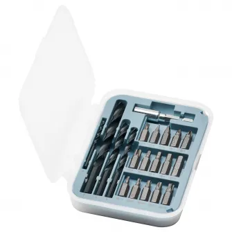IKEA TRIXIG Set biti+burghie, 20 piese