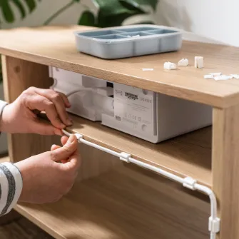 IKEA TRIXIG Set organizare cabluri, 150 piese