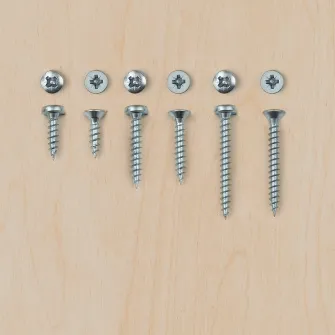 IKEA TRIXIG Set suruburi lemn, 200 piese