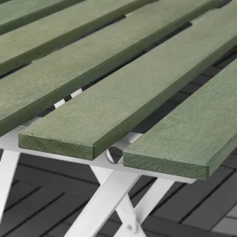 IKEA TÄRNÖ Masa exterior, alb/verde, 55x54 cm