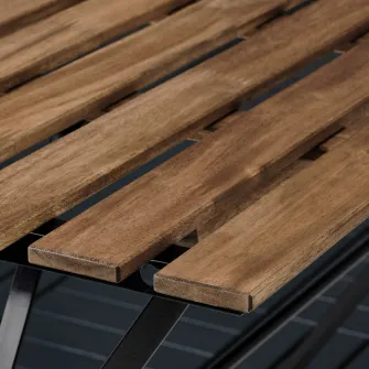 IKEA TÄRNÖ Masa+4scaune, exterior, negru/maro deschis vopsit