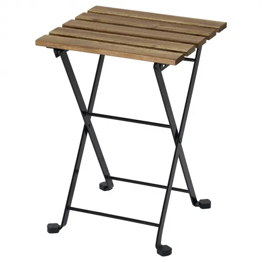 IKEA TÄRNÖ Taburet, negru/maro deschis vopsit, 30x42 cm