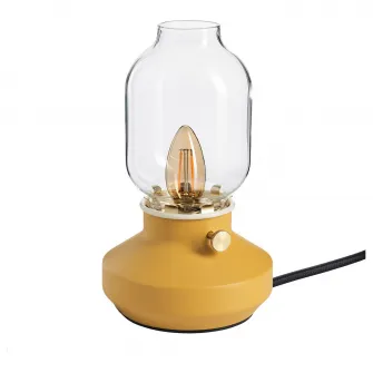 IKEA TÄRNABY Veioza, intensitate reglabila galben inchis, 25 cm