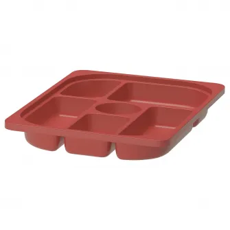 IKEA TROFAST Tava depozitare, rosu, 42x30x5 cm