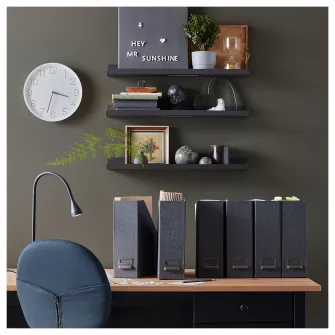 IKEA TROMMA Ceas perete, alb, 25 cm