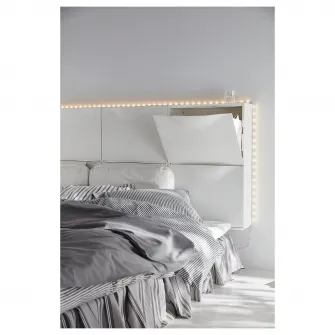 IKEA TRONES Dulap pantofi/depozitare, alb, 52x18x39 cm