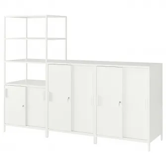 IKEA TROTTEN Combinatie corp, alb, 240x180 cm