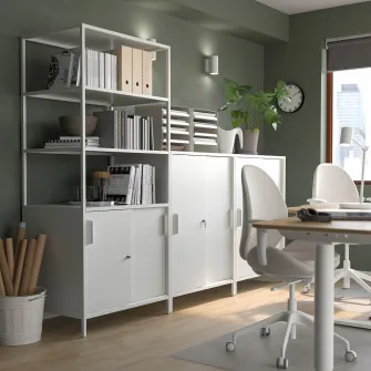 IKEA TROTTEN Combinatie corp, alb, 240x180 cm