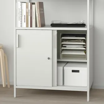 IKEA TROTTEN Combinatie corp, alb, 240x180 cm