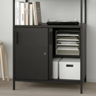 IKEA TROTTEN Combinatie corp, antracit, 240x180 cm