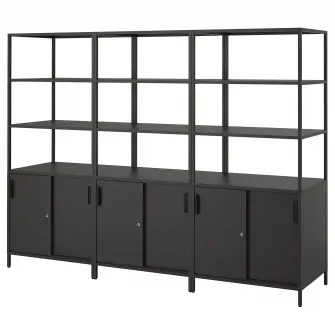 IKEA TROTTEN Combinatie corp, antracit, 240x180 cm