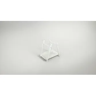 IKEA TROTTEN Comoda, alb, 34x56 cm