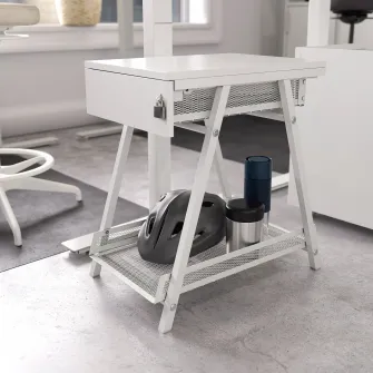 IKEA TROTTEN Comoda, alb, 34x56 cm