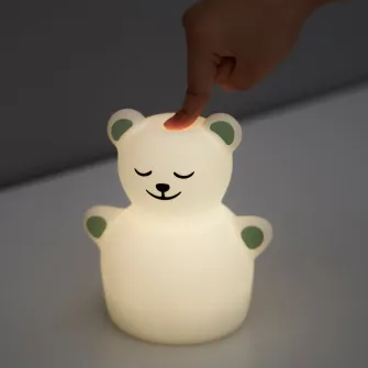 IKEA TÖVÄDER Lampa de veghe LED, urs cu baterii