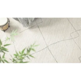 IKEA TVERSTED Covor, fir scurt, bej, 133x195 cm