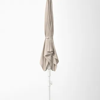 IKEA TVETÖ Umbrela soare, inclinat/gri-bej alb, 180x145 cm
