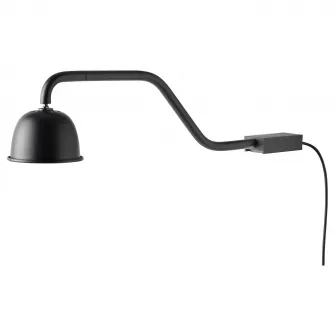 IKEA TVÄRDRAG Spot pentru corp, negru/intensitate reglabila