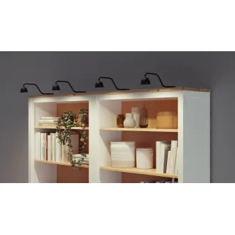 IKEA TVÄRDRAG Spot pentru corp, negru/intensitate reglabila