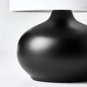 IKEA TVÄRFOT Veioza, negru/alb