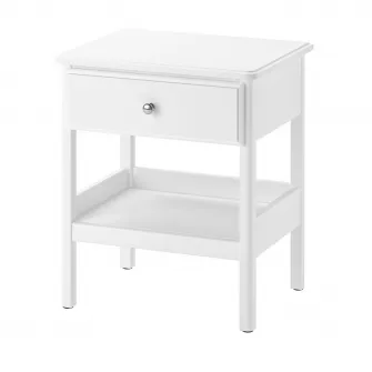 IKEA TYSSEDAL Noptiera, alb, 51x40 cm