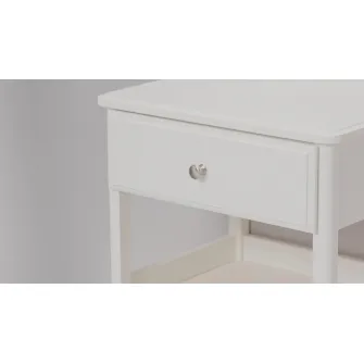 IKEA TYSSEDAL Noptiera, alb, 51x40 cm