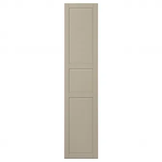 IKEA TYSSEDAL Usa cu balamale, gri-bej, 50x229 cm