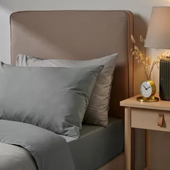 IKEA ULLVIDE Fata perna, gri, 50x60 cm