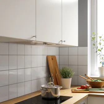 IKEA UNDERVERK Hota incorporata, inox, 60 cm