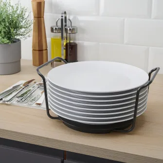 IKEA UPPDATERA Suport farfurii, antracit, 19-31 cm