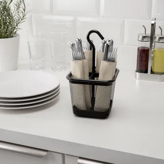 IKEA UPPDATERA Suport tacamuri, antracit, 12x12 cm