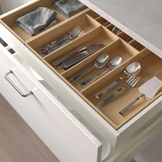 IKEA UPPDATERA Tava tacamuri, bambus deschis, 52x50 cm
