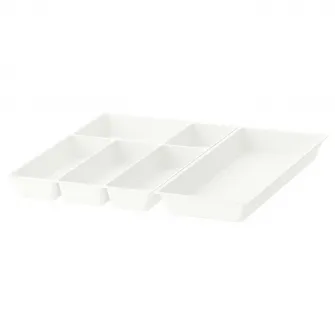 IKEA UPPDATERA Tava tacamuri/ustensile, alb, 52x50 cm