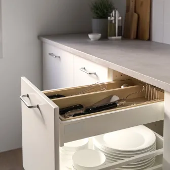 IKEA UPPDATERA Tava ustensile, bambus deschis, 10x50 cm