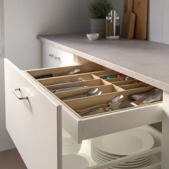 IKEA UPPDATERA Tava ustensile, bambus deschis, 20x50 cm