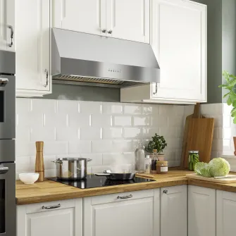 IKEA UPPFRISKANDE Hota perete, aspect inox, 80 cm