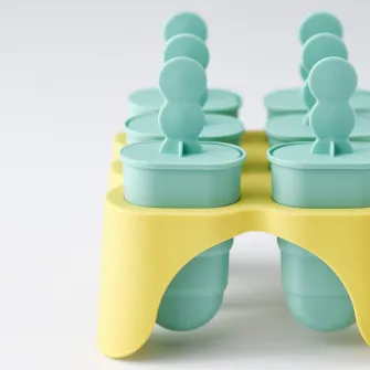 IKEA UPPFYLLD Forma inghetata, turcoaz/galben