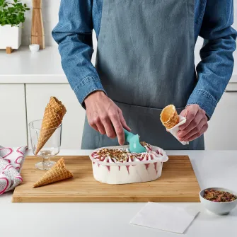 IKEA UPPFYLLD Lingura inghetata, turcoaz