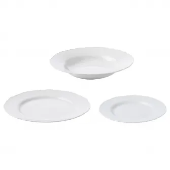 IKEA UPPLAGA Serviciu 18 piese, alb
