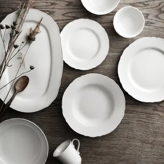 IKEA UPPLAGA Serviciu 18 piese, alb